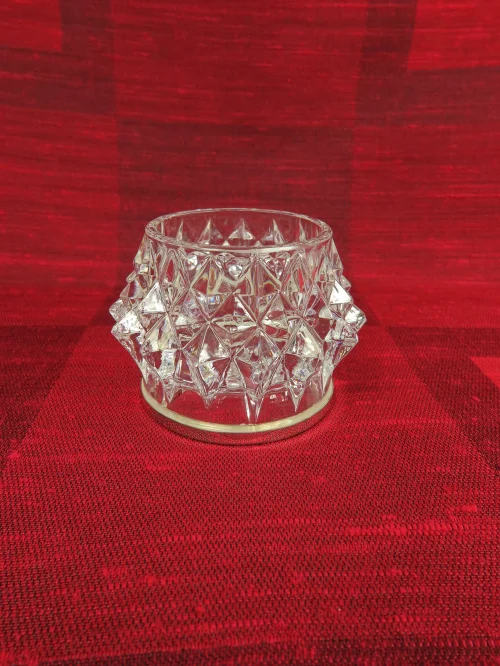 70er  Kerzenleuchter Bleikristall