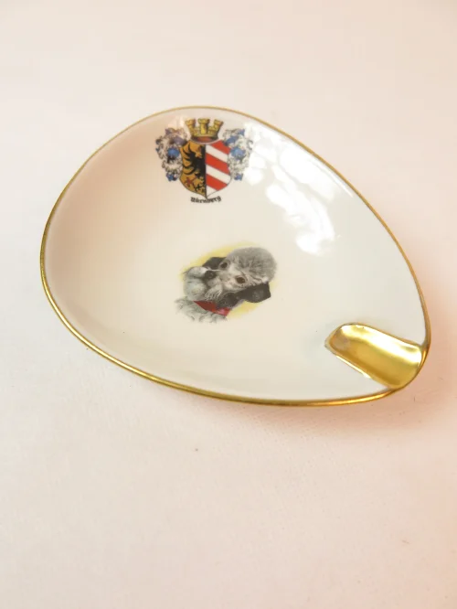 50s ashtray poodle