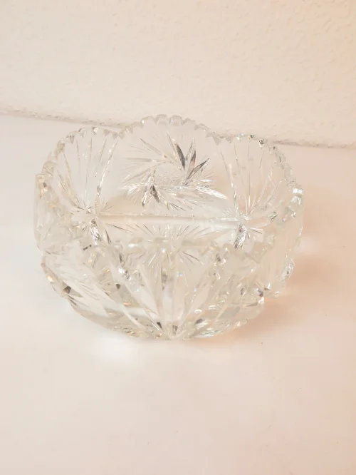 50s lead crystal bowl