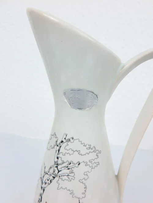 Bild 5 von 50er  Henkelvase Reh