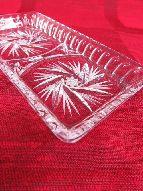 Bild 4 von 50er Servierplatte Kristallglas, Kabarett, Beilagenschale