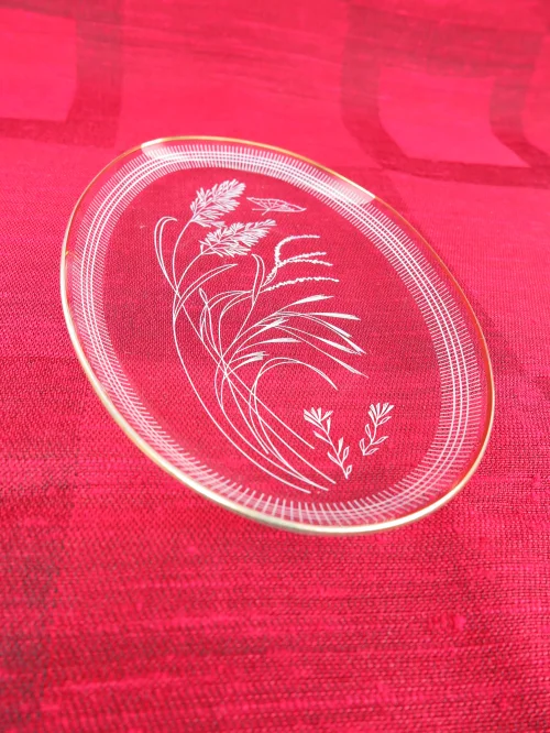Bild 1 von 50er Glasplatte oval