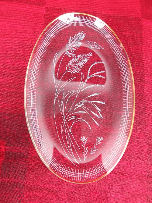 Bild 2 von 50er Glasplatte oval