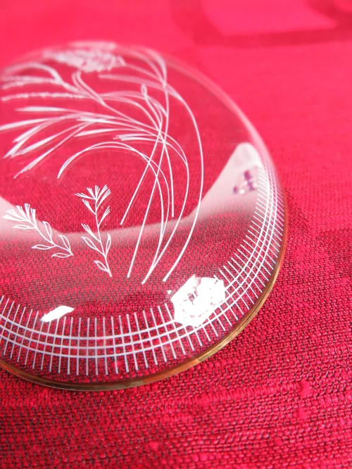 Bild 4 von 50er Glasplatte oval
