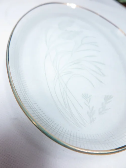 Bild 6 von 50er Glasplatte oval