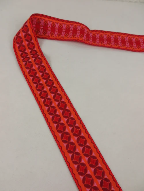 Bild 2 von 60er Borte,Litze, Bordüre, Spitze, Orange