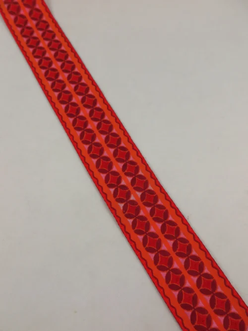 Bild 3 von 60er Borte,Litze, Bordüre, Spitze, Orange