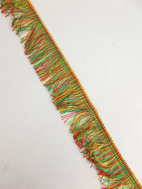 70er Bordüre, Fransenlitze, Fransenband, Borte