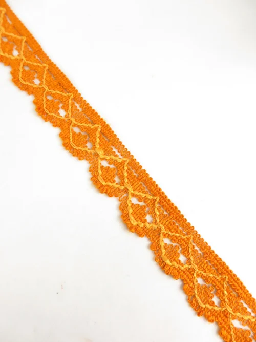 Bild 3 von 60er Bordüren, Borte, Litze, Spitze, Orange