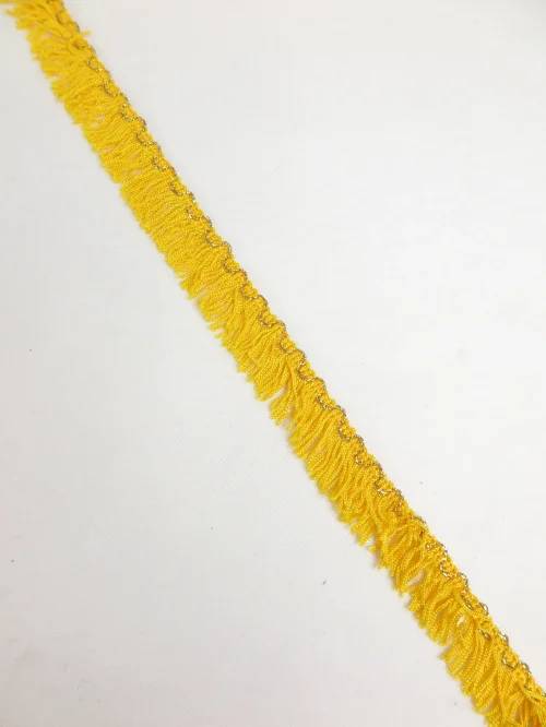 Bild 3 von 70s border, border, lace, braid, fringe border, yellow