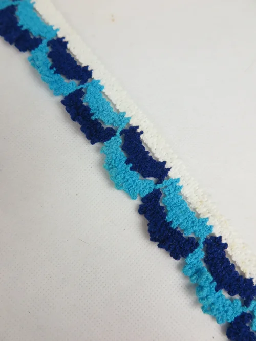 70er Borte, Bordüre, Spitze, Litze, Froteéborte