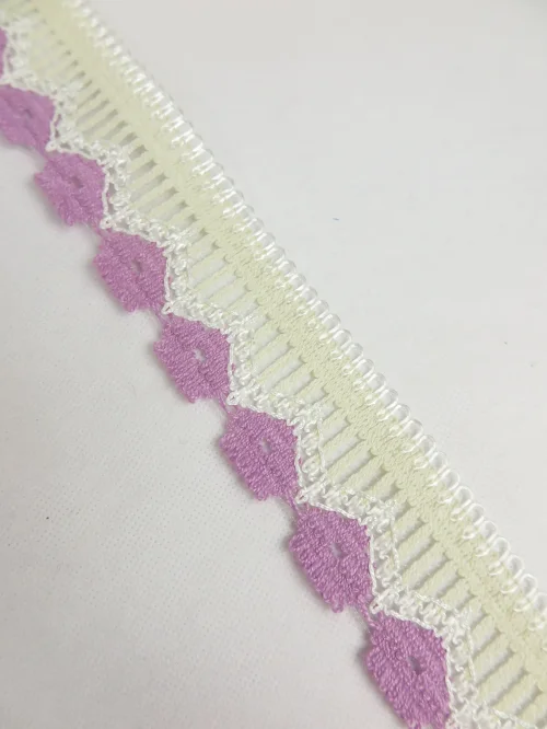 70er Borte, Bordüre, Spitze, Litze, Gardinenspitze