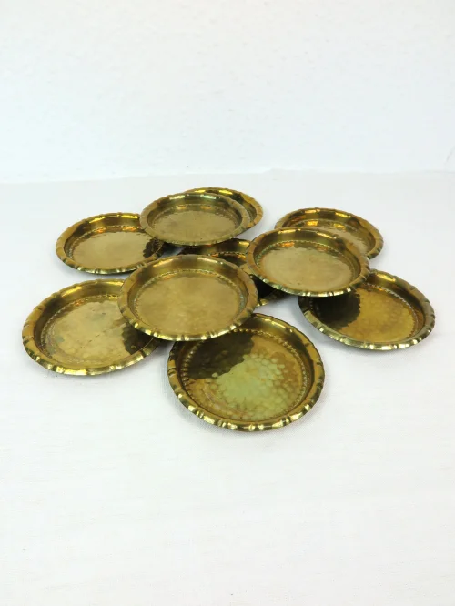 Bild 1 von 20er Jugendstil Gläser Untersetzer 10 Stück Set "Gekaico"