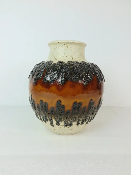 Bild 6 von 70s lava vase, Bay ceramic, Fat Lava look