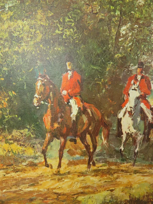 Bild 6 von 70er Bild Reiter mit Pferden