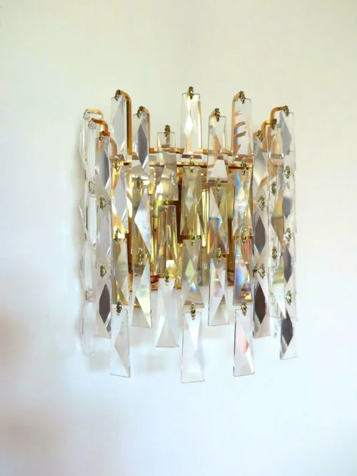 Kristallglas Wandlampe