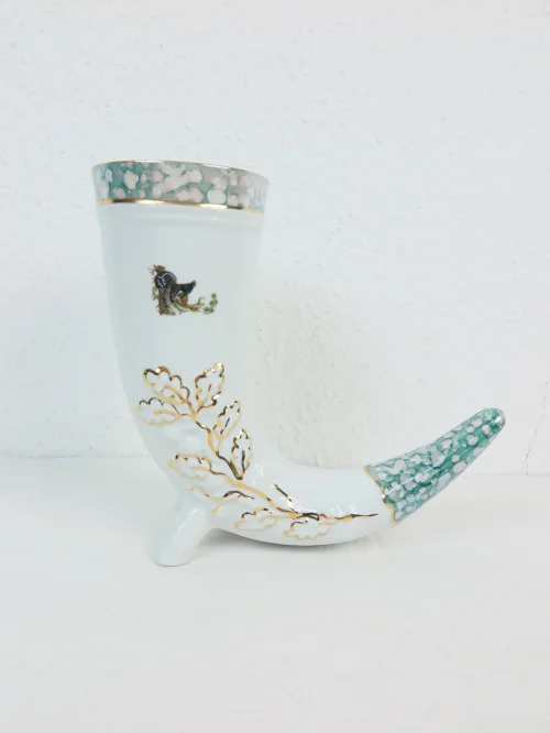 70s cornucopia drinking horn Carlsbad