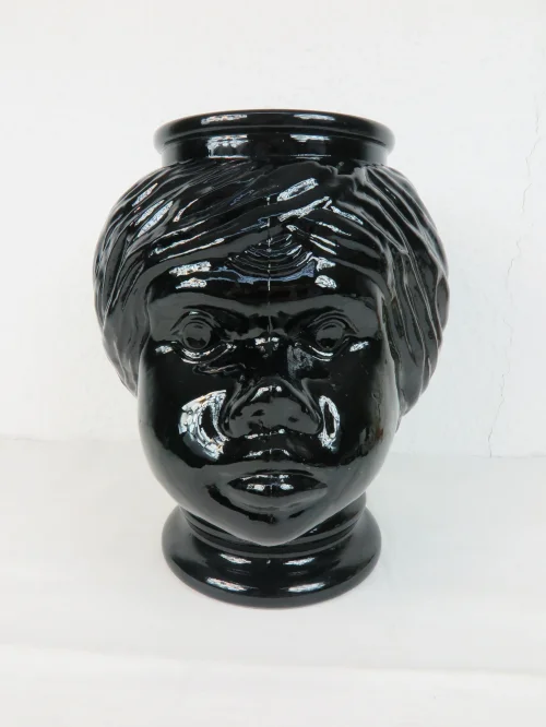 Bild 3 von 70s glass head, cachepot