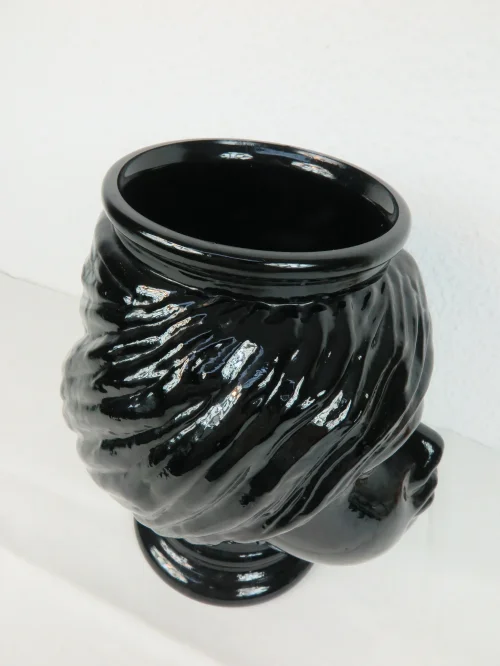 Bild 4 von 70s glass head, cachepot