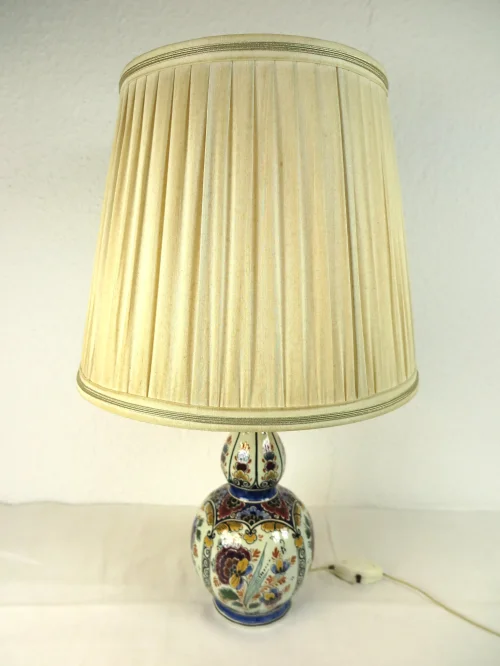 60er Lampe Delft Tischlampe