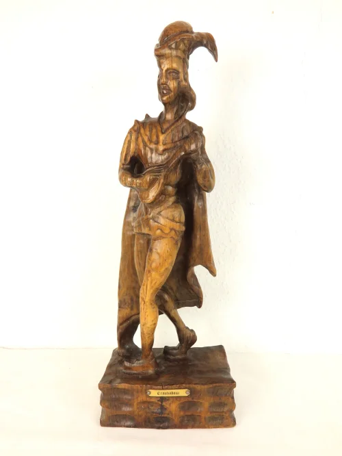 60er Troubadour Handgeschnitzt