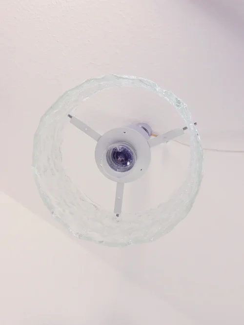 Bild 5 von 70s lamp, ceiling lamp, real glass shade