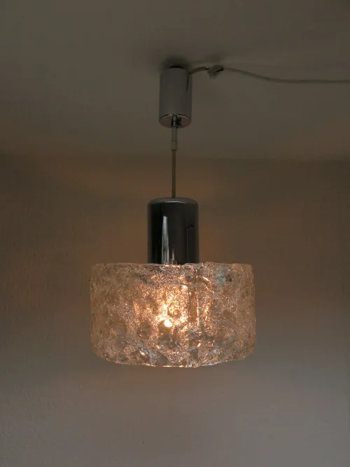 Bild 7 von 70s lamp, ceiling lamp, real glass shade