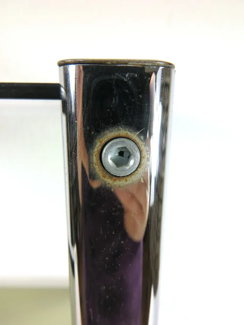 Bild 5 von 70er Glas Beistelltisch Rauchglas