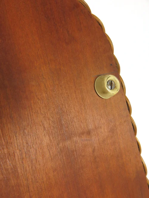 Bild 7 von 60er Teewagen mit handgeflochtenen Peddigrohrrand