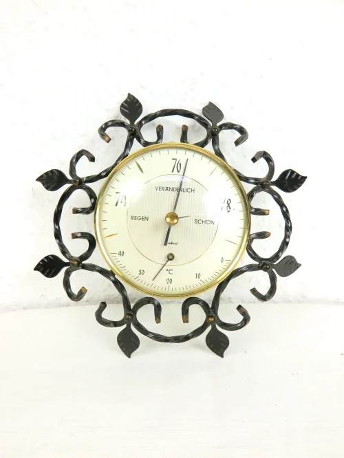 Bild 1 von 70er Barometer, Schmiedeeisen