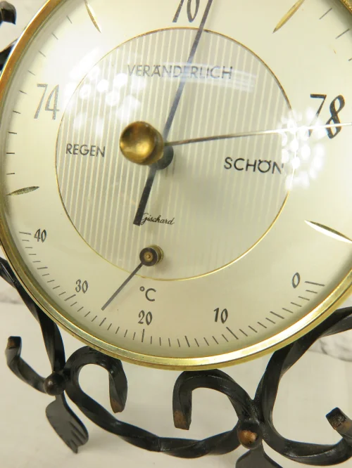 Bild 5 von 70er Barometer, Schmiedeeisen