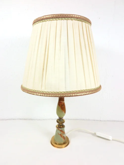 70er Tischlampe Alabaster