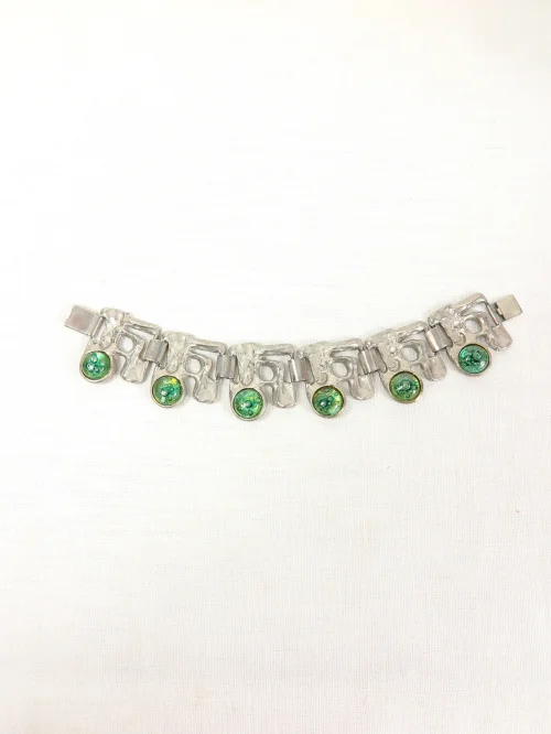 Bild 2 von 70er Armband mit Glassteinen