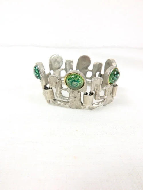 Bild 3 von 70er Armband mit Glassteinen