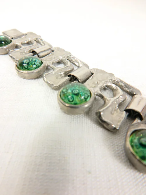 Bild 5 von 70er Armband mit Glassteinen