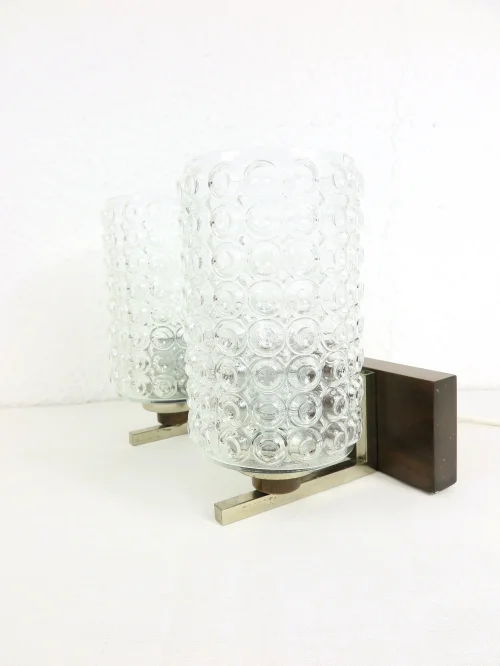 Bild 2 von 60er Wandlampe Zweiflammig