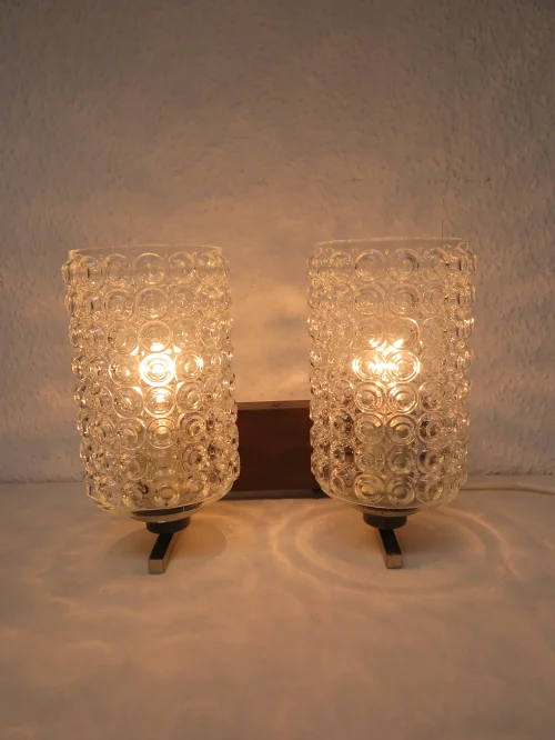 Bild 4 von 60er Wandlampe Zweiflammig