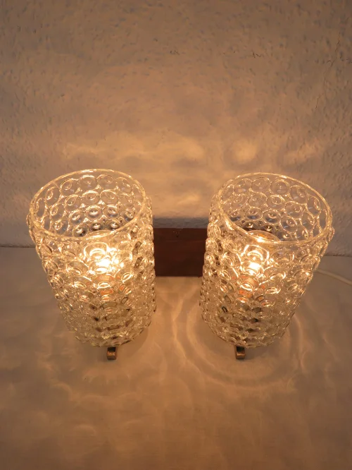 Bild 5 von 60er Wandlampe Zweiflammig