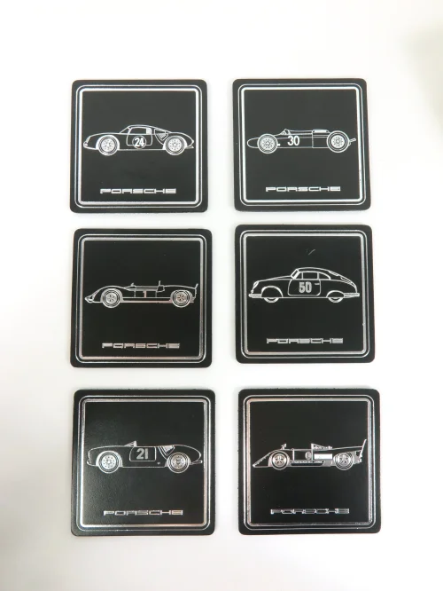 Bild 1 von 70er Porsche Gläseruntersetzer