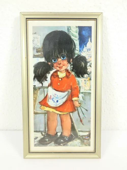 Bild 1 von 70er Bild Mädchen mit Zöpfen