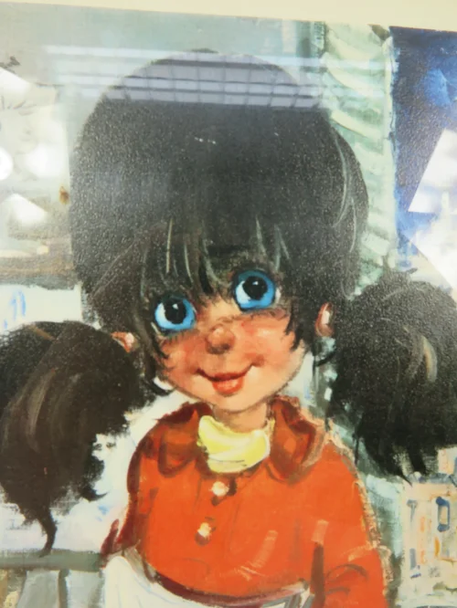 Bild 2 von 70er Bild Mädchen mit Zöpfen