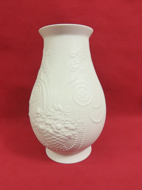 70er Bisquitporzelanvase Kaiser