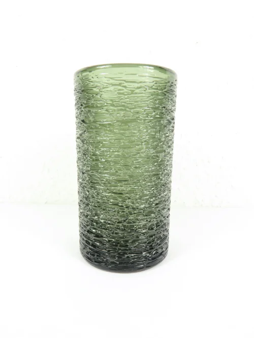 60er Rauchglas Vase