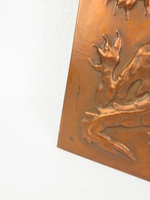 Bild 6 von 70s copper picture dragon