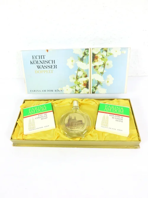 60er Flasche Kölnisch Wasser und Seife 4711