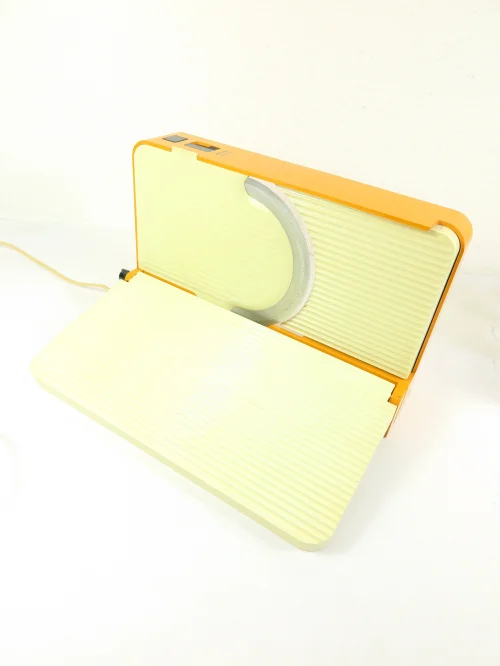 Bild 1 von 70er Brotschneidemaschine Orange Variotronik Krups