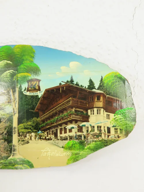 Bild 4 von 60er Holzbild 100 Jahre Tatzelwurm, Bayern