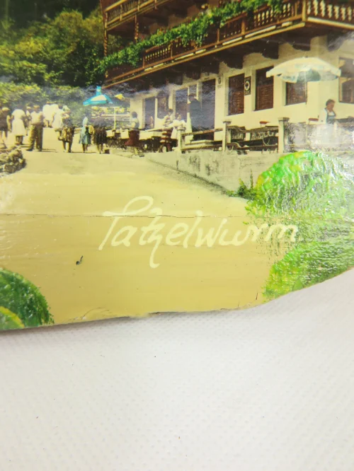 Bild 5 von 60er Holzbild 100 Jahre Tatzelwurm, Bayern