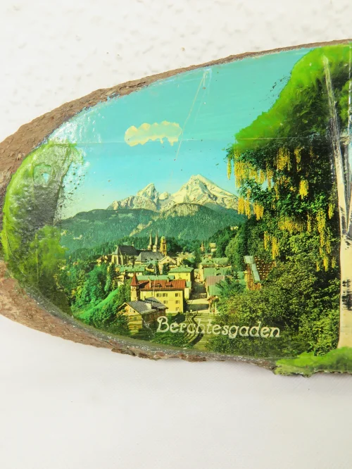 Bild 2 von 50er Holzbild St. Bartholomä, Berchestesgaden, Königssee