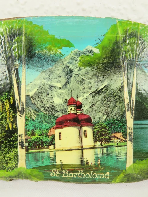 Bild 3 von 50er Holzbild St. Bartholomä, Berchestesgaden, Königssee